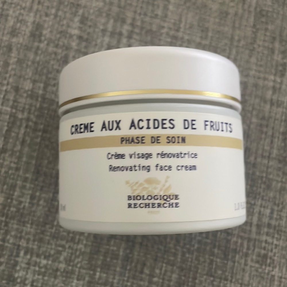 Brand new never opened biologique Recherche creme aux acides de fruits!!! New